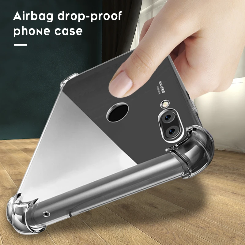 For Huawei Honor 8X 8C Note 10 P20 P30 Pro Lite Clear TPU Cover 9 8 9i 10i 20i V20 8S Anti-knock Airbag Silicone Case |