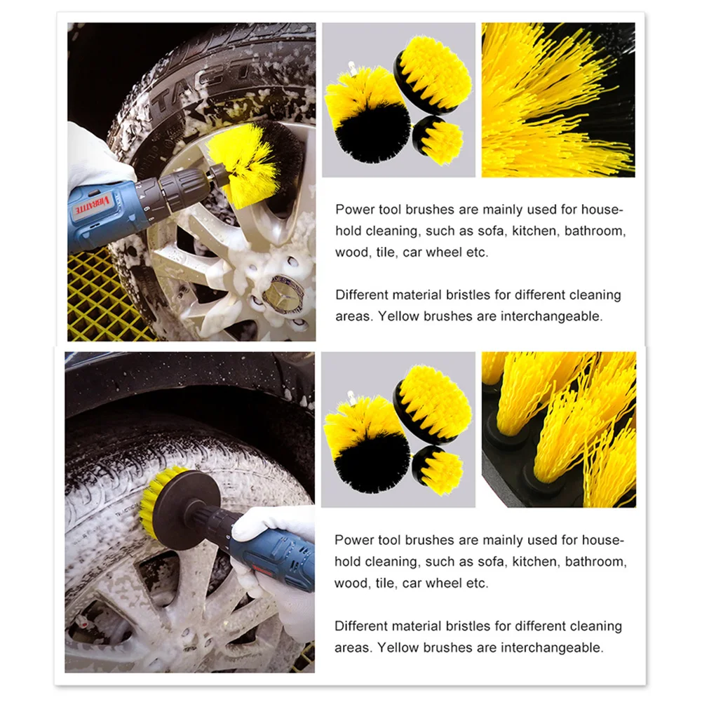 Комплект нейлоновых кистей для автомобильного