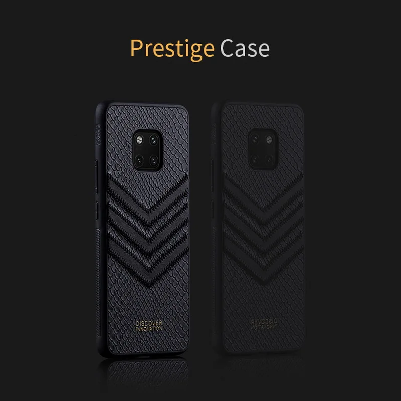 Престижный чехол Nillkin для Huawei Mate 20 Pro задняя крышка из искусственной кожи + Жесткий