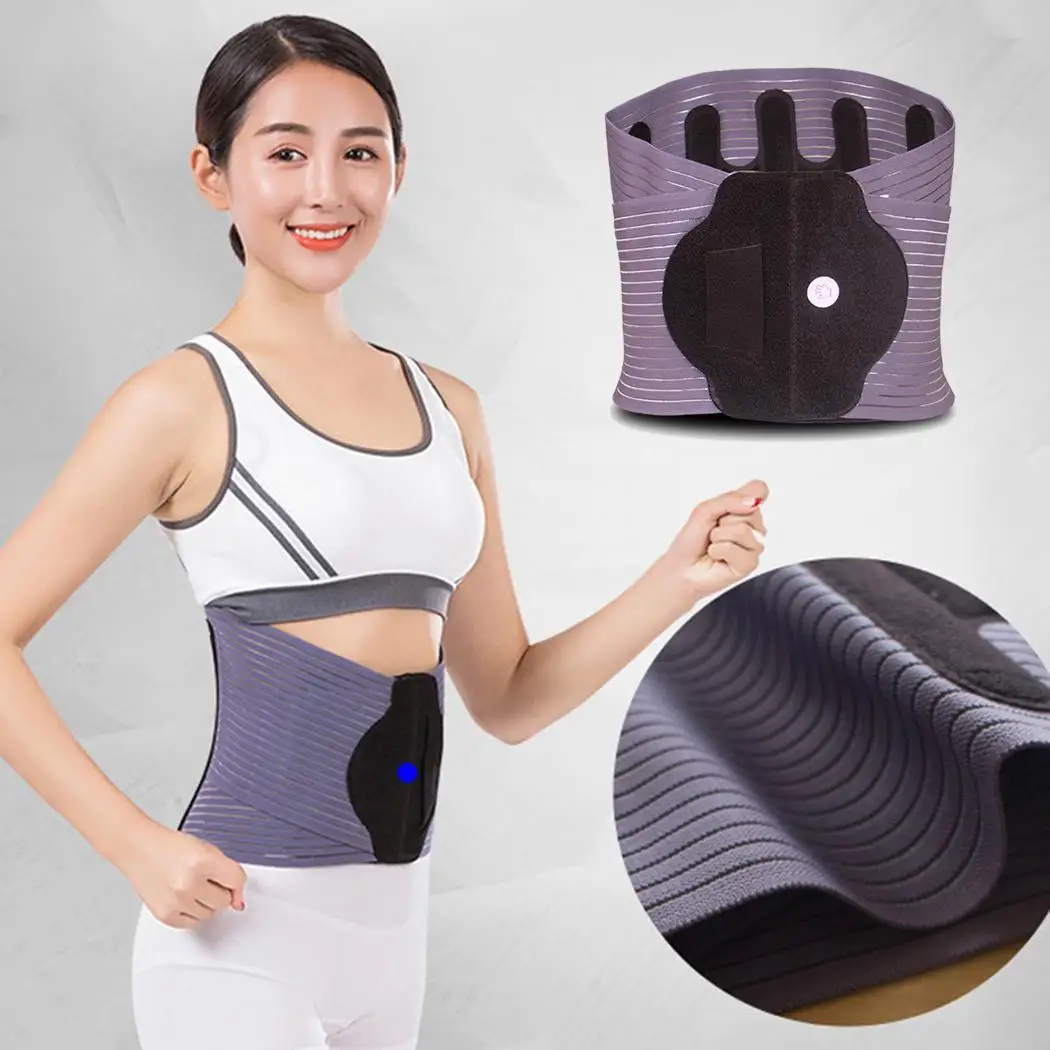 Регулируемый Поясничный поддерживающий пояс для тренировки грыжи дисковый