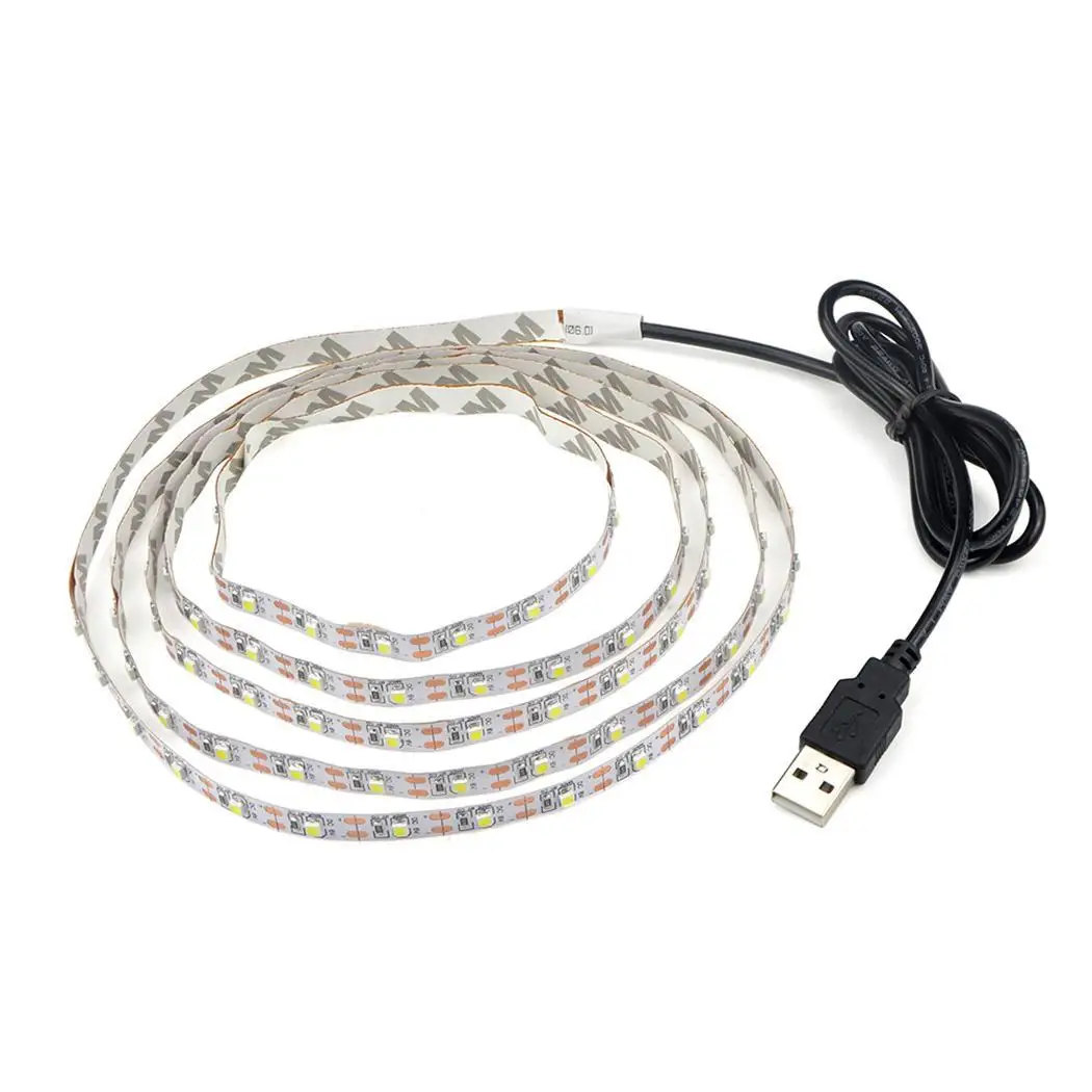 Теплый белый USB светодиодный свет полосы для ТВ освещения 120 градусов дома