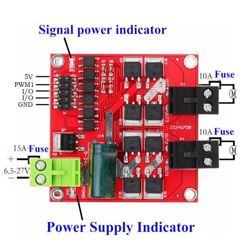 1 шт. XY 160D 7A 160W L298 контроллер скорости ШИМ двойной двигатель постоянного тока