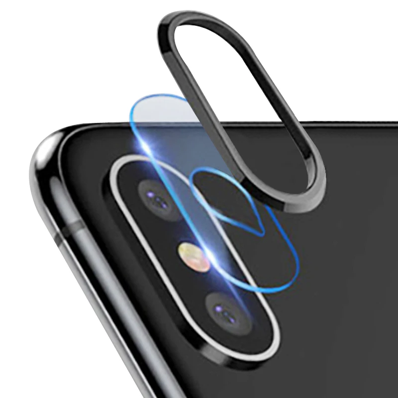 Комплект защитной пленки Powstro для камеры iPhone X задняя линза закаленное стекло