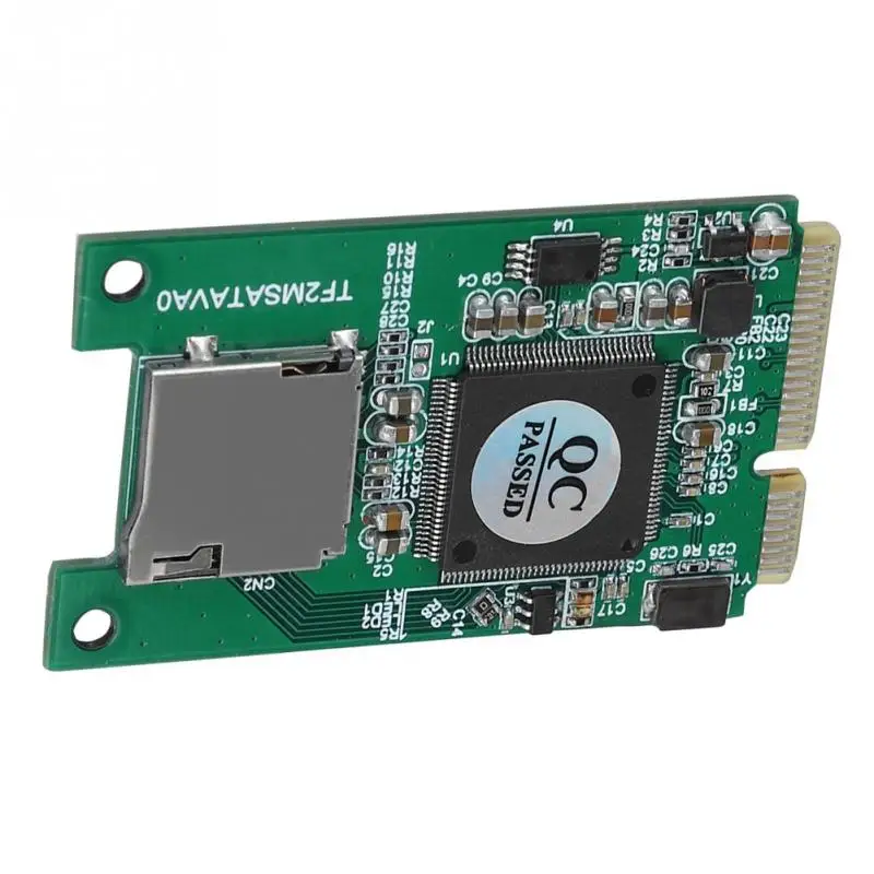 Адаптер Micro SD TF карты к Мини PCI E mSATA SSD адаптер конвертер для ПК компьютера ноутбука