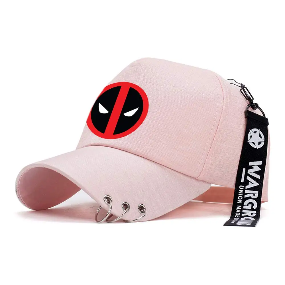 Suncomics Marvel Дэдпул бейсболка с железными кольцами регулируемые Snapback спортивные