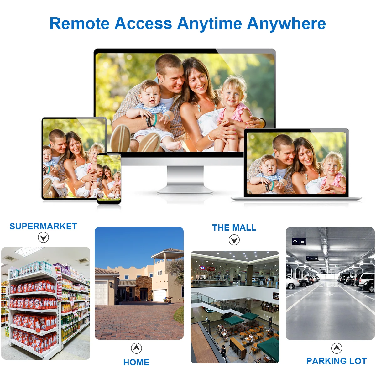 Floureon 8CH 1080N CCTV 5 в 1 TVI AHD DVR + 4 X 3000TVL 2.0MP Пуля комплект камер безопасности AU |