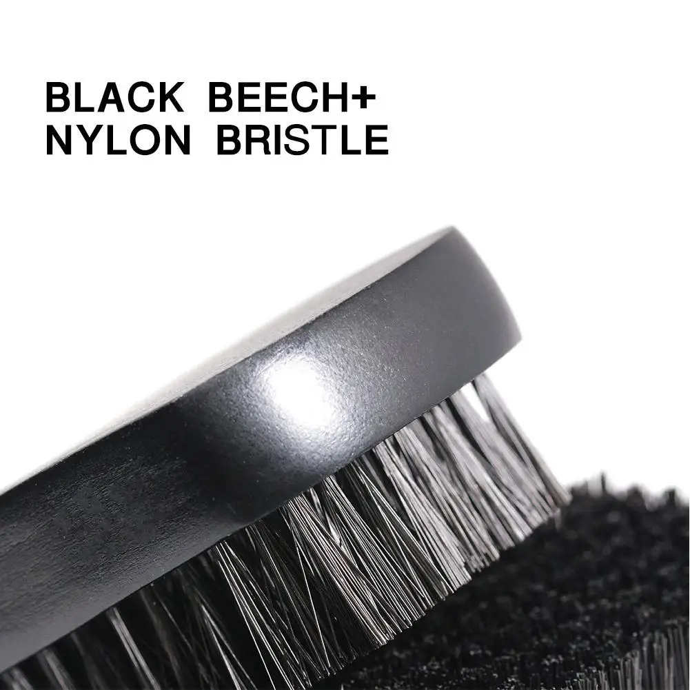 

BellyLady Men Mustache Oval Brush Beard Care Shaving Cleaning Grooming Beard Cleaning Brush