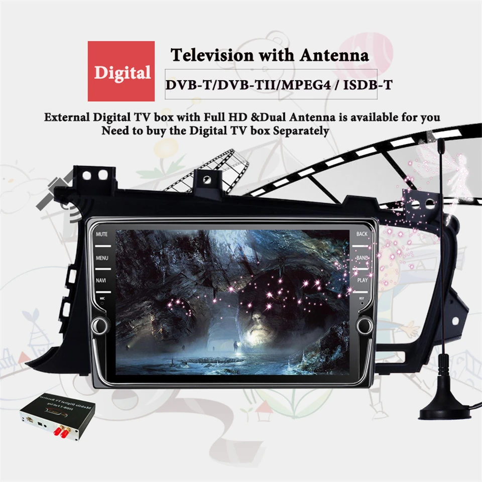 Мультимедийный плеер с восьмиядерным процессором android 10 0 2 din dvd-плеером для Kia K5