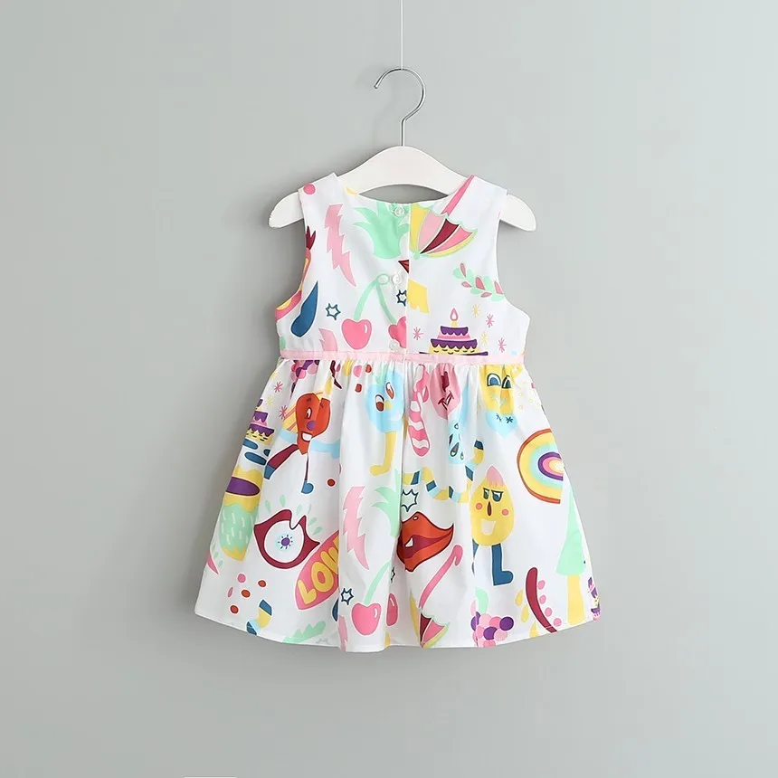 baby dress pring girls flowers floral print candy frock kids dresses for girl clothing children costume boutiques | Детская одежда и