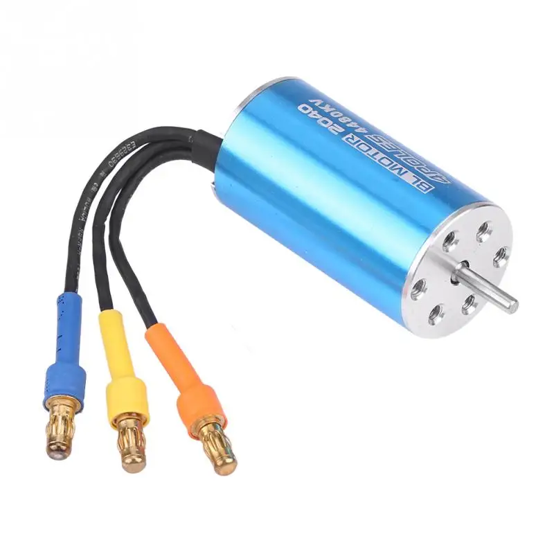220W Surpass 2040 4480KV 4 столба 6 слотов Бесконтактный бесщеточный мотор для 1/16 1/18 RC