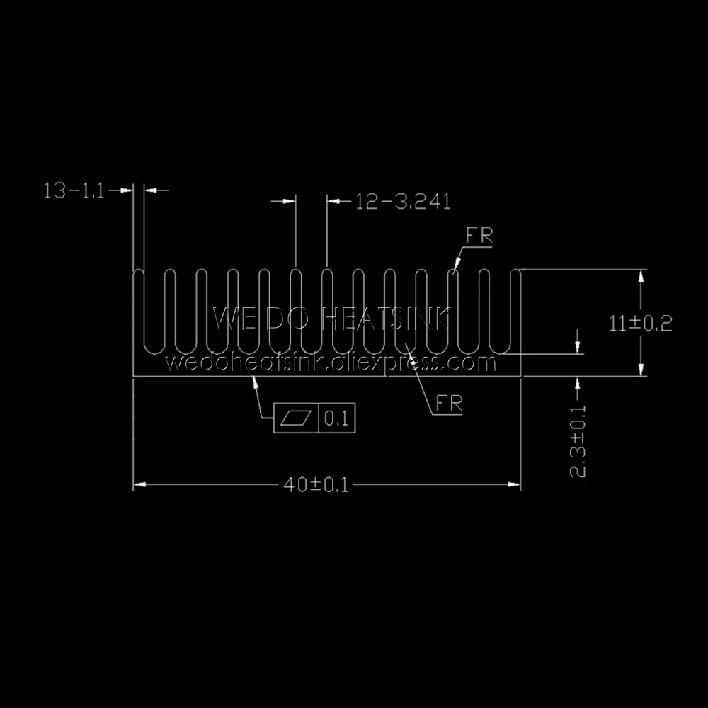 10 шт. анодированный радиатор для упаковки ИС BGA VGA PGA QFP LCC | Компьютеры и офис