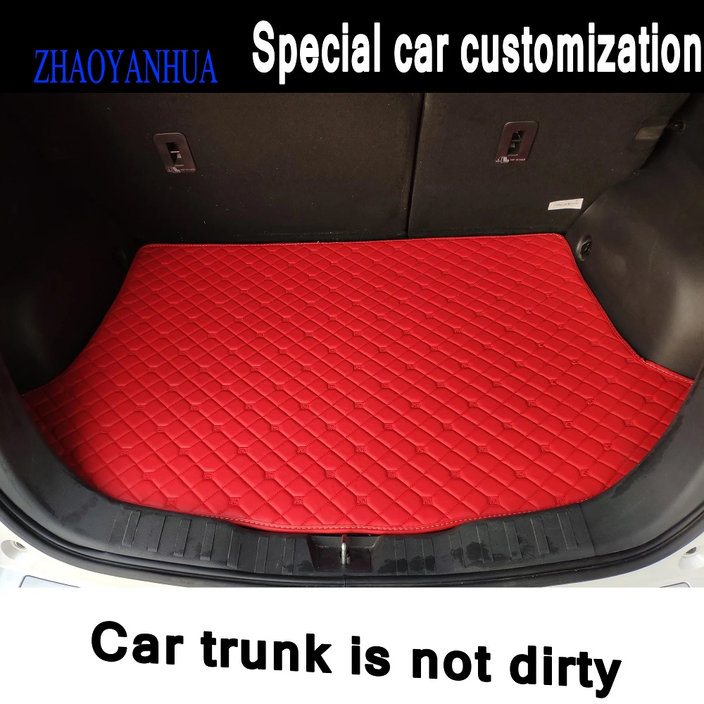 

ZHAOYANHUA Custom fit Car Trunk mats for Mazda cx-5 3 bl bk mazda3 mazda2 6 gj cx 7 cx7 familia car styling carpet