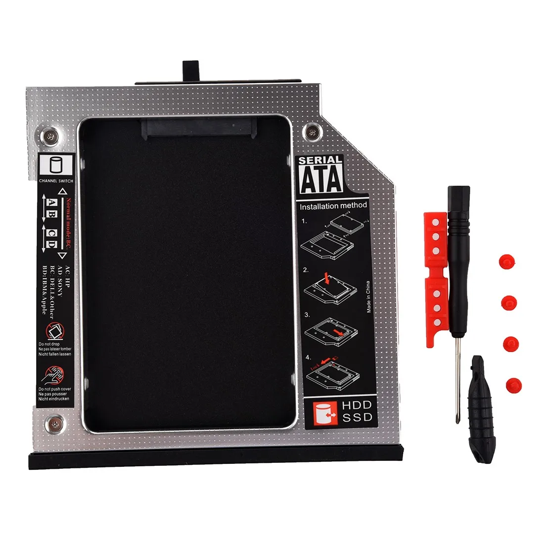 Подходит для Lenovo ThinkPad T510 T510i T520 T520i W510 W520 HDD mounter тонкий оптический привод bay