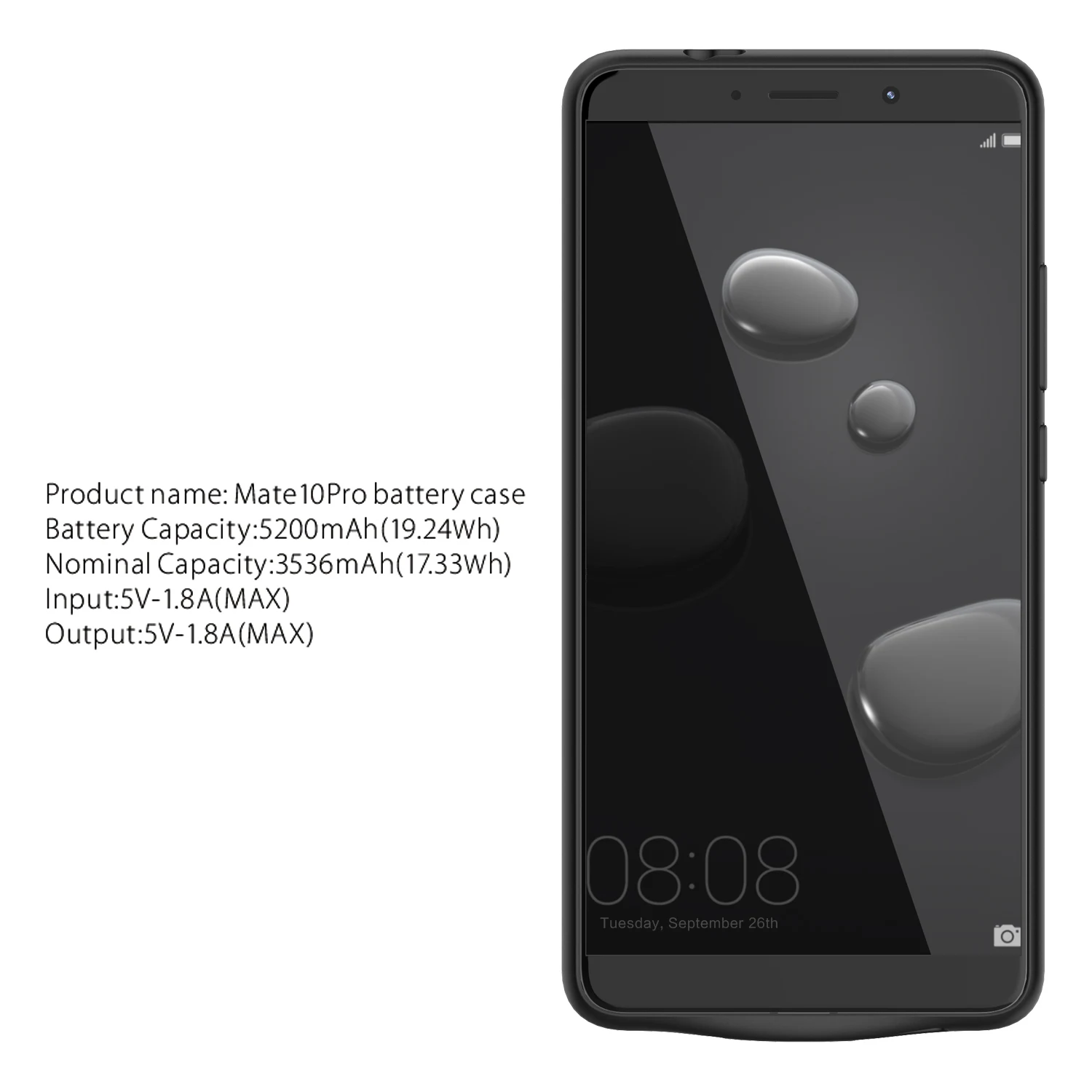 5200 мАч запасные аккумуляторы для телефонов зарядное устройство чехол huawei mate 10 Pro