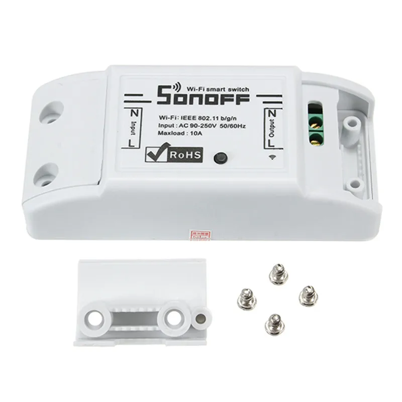 SONOFF основной Wi Fi переключатель 10A DIY беспроводной пульт дистанционного