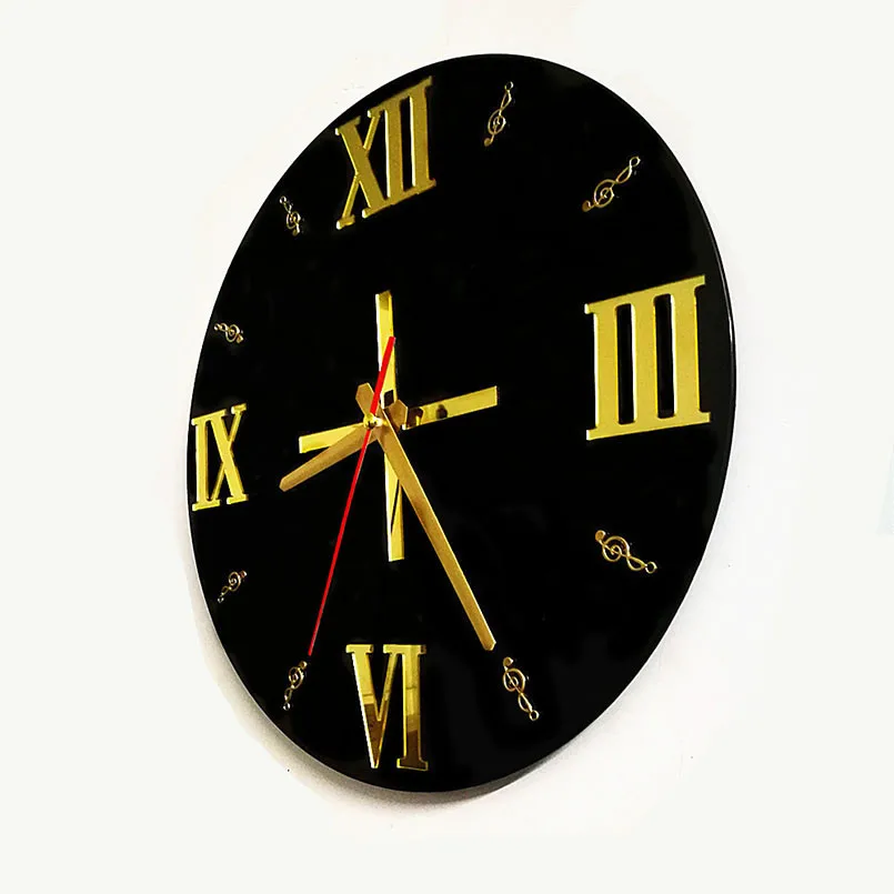 JADUOMA 3D Wall Clock Original Retro Vinyl Records 30cm Silent Movement Watch Modern Design For Home Decoration | Дом и сад