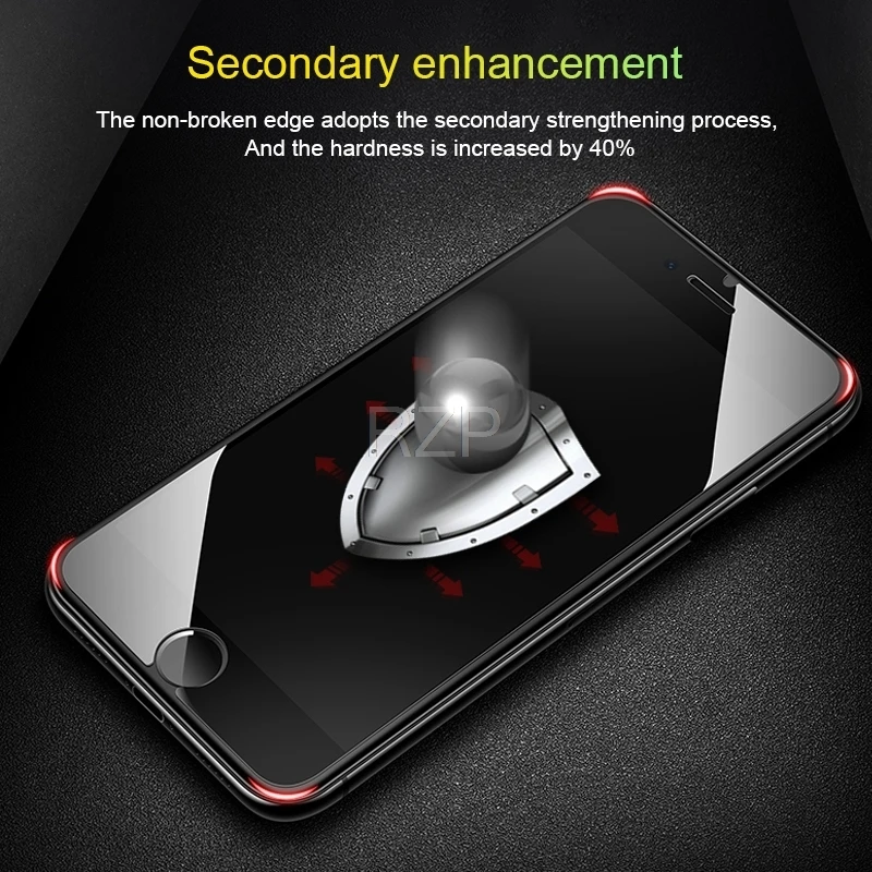 Закаленное стекло 9H для Apple iPhone X XS MAX Xr 5 5s 5C SE 6 6S 7 8 Plus защитная пленка экрана S |