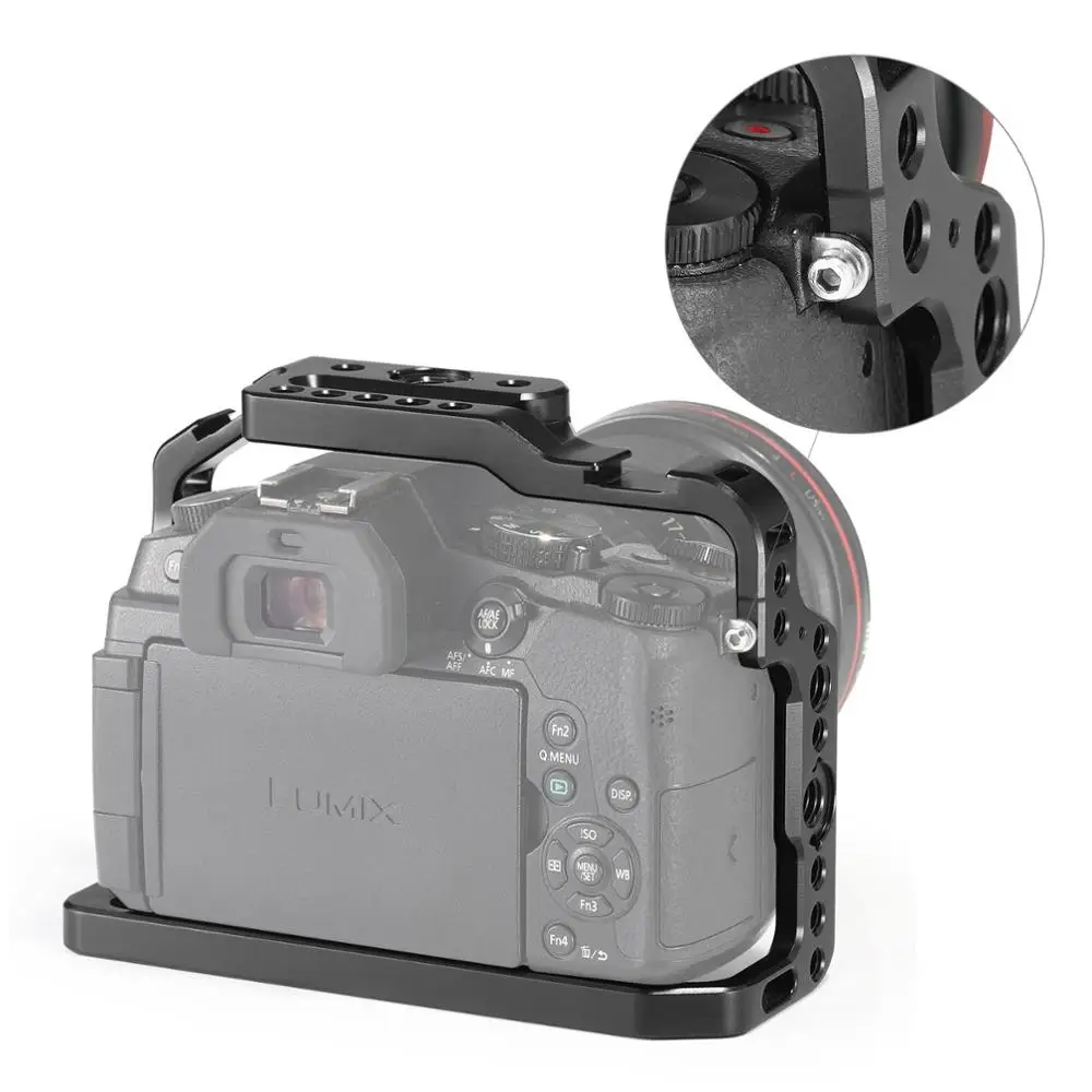 Клетка SmallRig для цифровой зеркальной камеры Panasonic Lumix DMC G85/G80 с НАТО рейкой 1/4 дюйма
