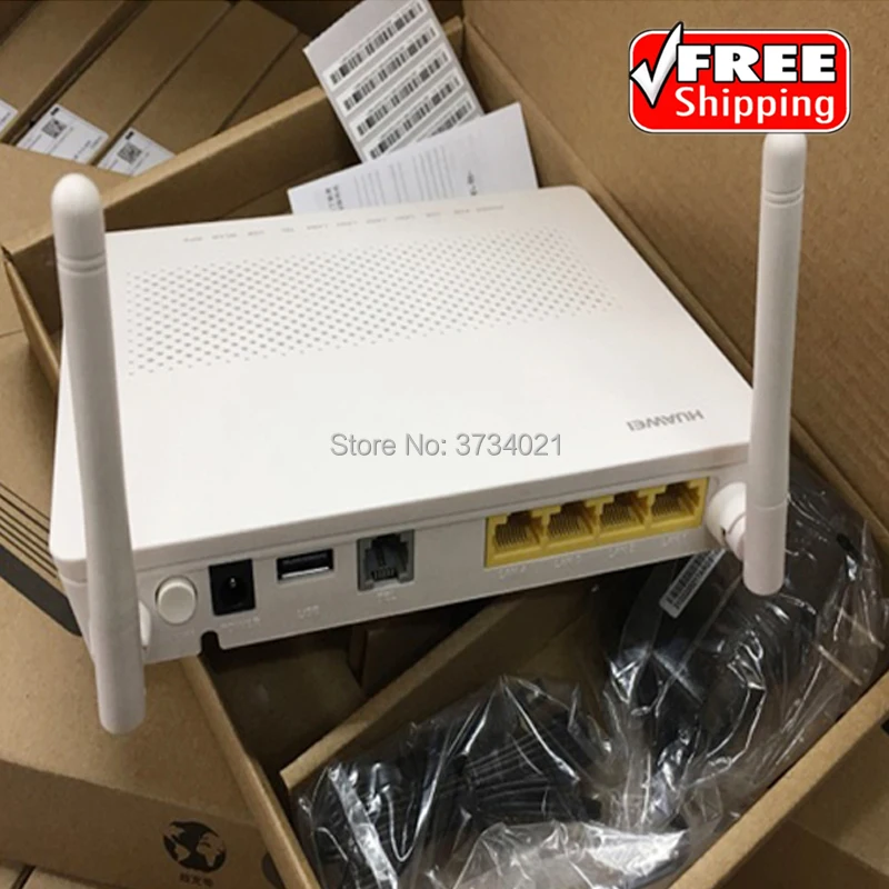 100% оригинальный новый Huawei HG8546M GPON ONU ONT 1GE + 3FE VOICE WIFI USB модем с английским