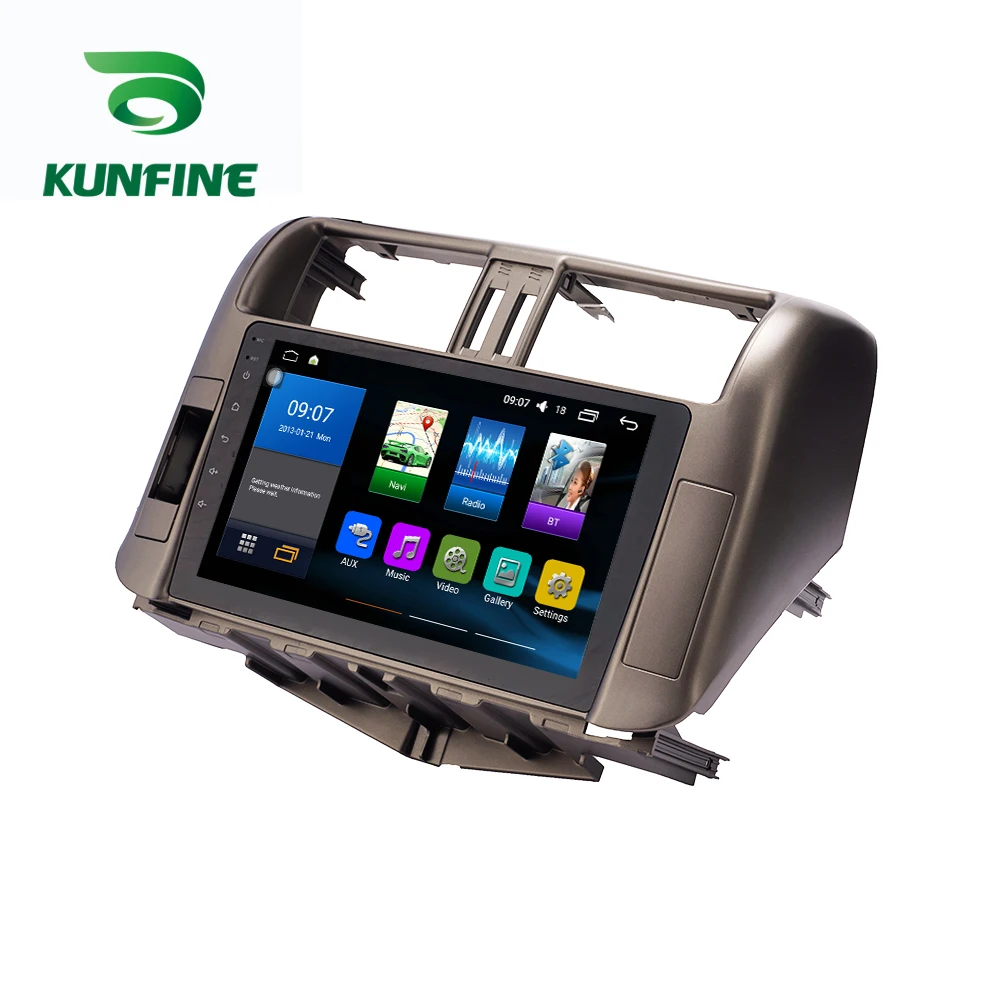 Octa Core 1024*600 Android 10 0 автомобильный DVD GPS навигатор плеер Deckless стерео для Toyota Land Cruiser
