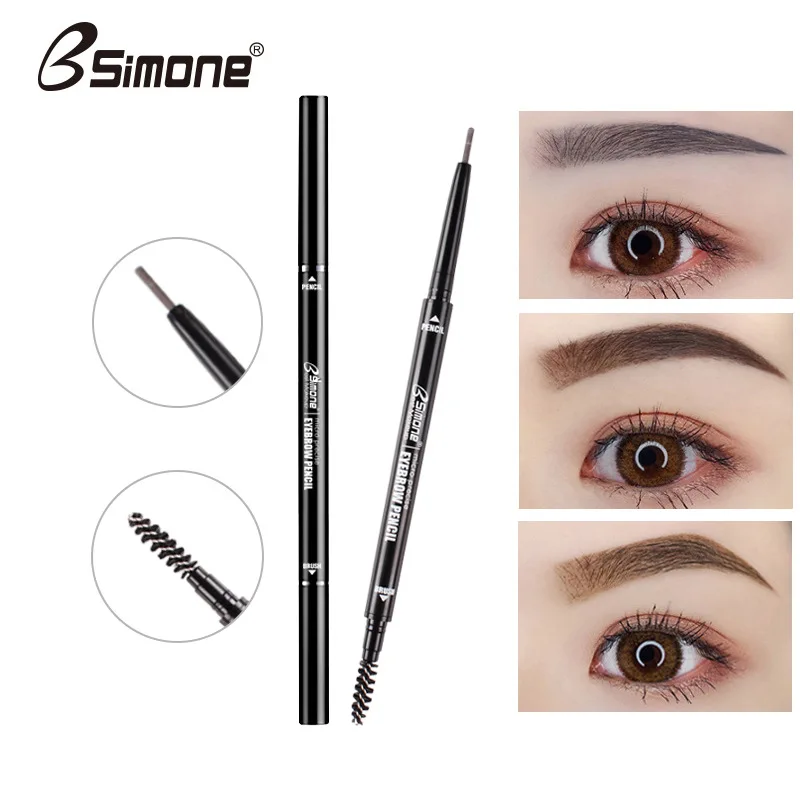 Eyebrow Tint Cosmetics Natural Long-Lasting Tattoo Pen Waterproof Black Brown Pencil Makeup Set Beauty | Красота и здоровье