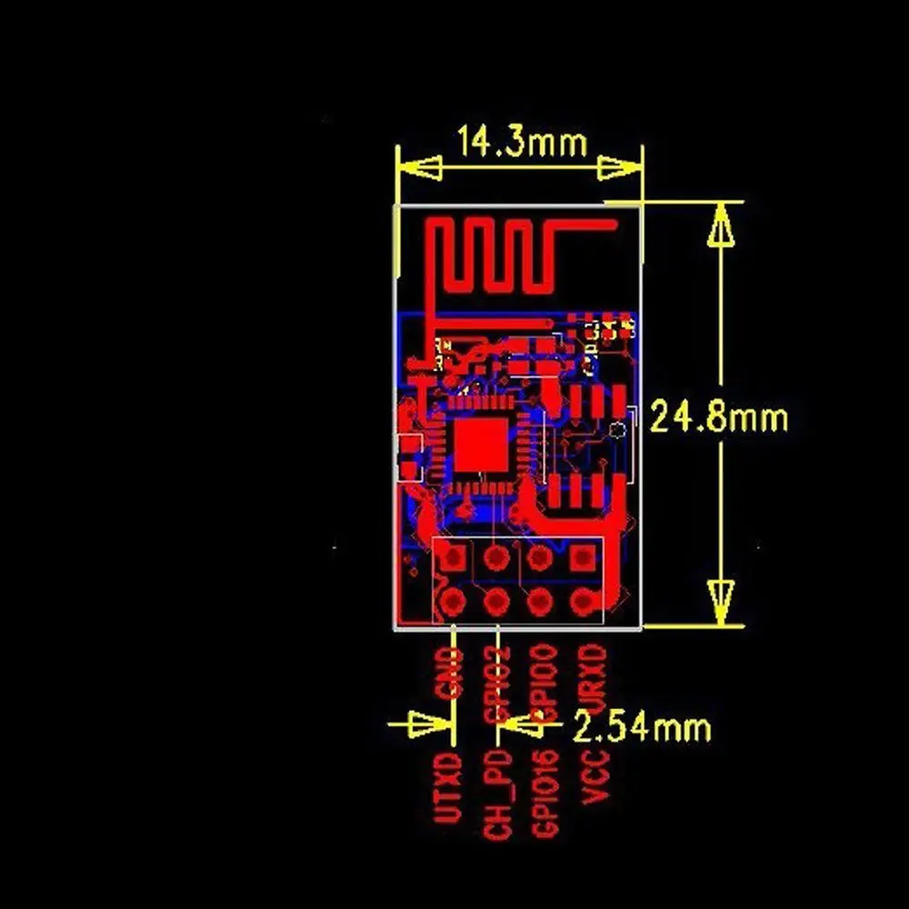 ESP8266 обновленная версия ESP-01 серийный WI-FI беспроводной модульный приемник ESP01