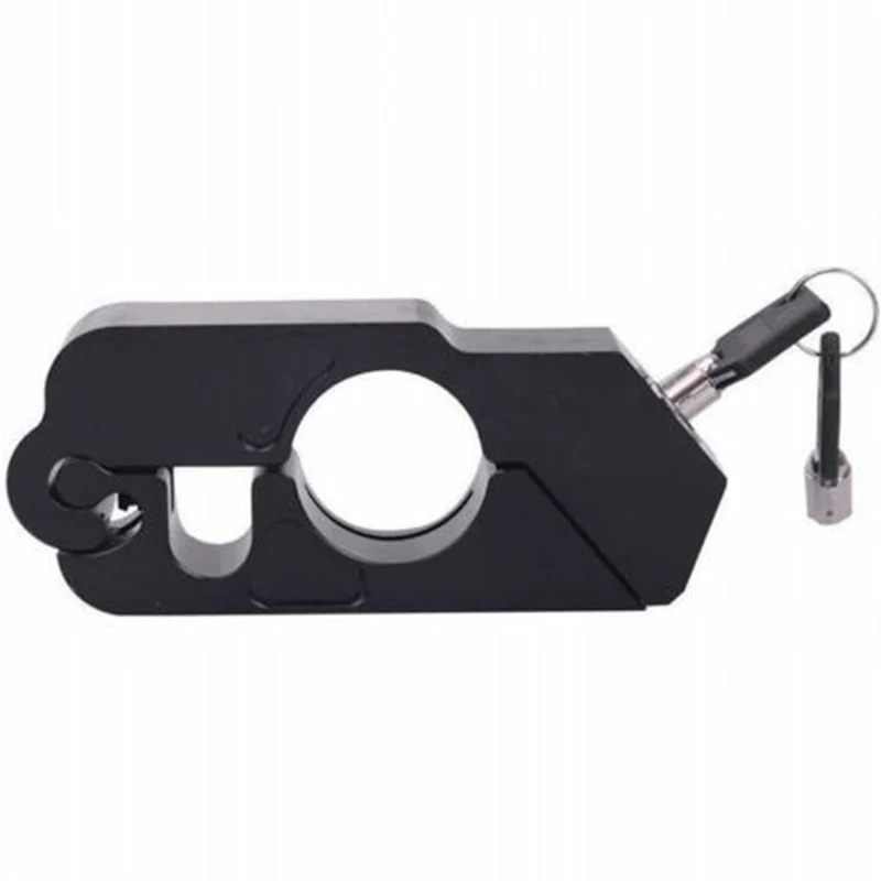 Black CNC Aluminum Motorcycle Handlebar Grips Security Lock Fits most scooters motorcycles and ATV/'s | Автомобили и