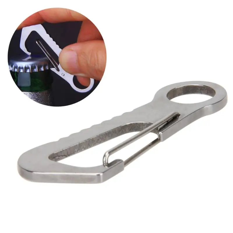 EDC Keychain Backpack Spring Clasps Bottle Hooks Paracord Tactical Survival | Спорт и развлечения
