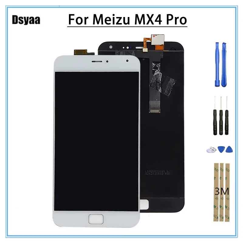 Дисплей для MEIZU MX4 Pro LCD экран дисплей + сенсорная панель дигитайзер сборка Замена 5