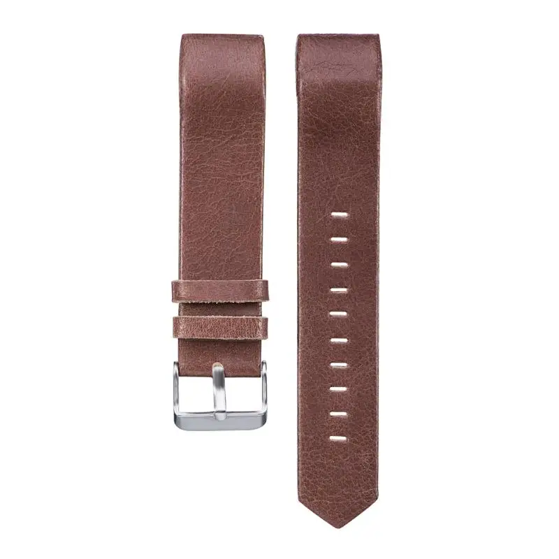 Leather Watchband Replacement for FItbit Charge 2 Smart Watch with Buckle | Электроника