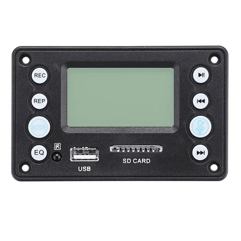 LEORY CY68 5 в 12 В MP3 WAV WMA APE bluetooth 4 2 аудио декодер с рекордером двухканальный радио