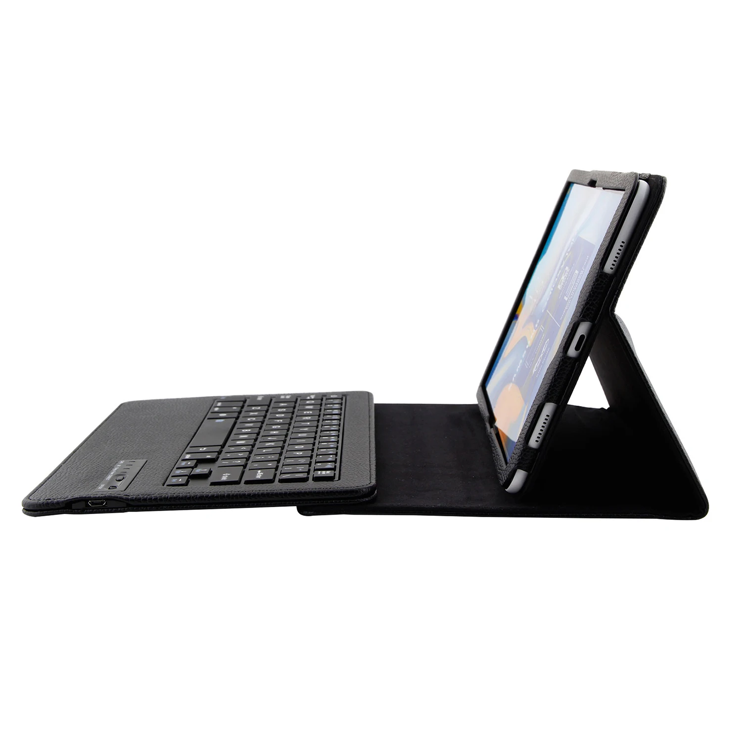 Черный чехол с клавиатурой для Samsung Galaxy Tab A 10 5 2018 модель Sm T590/T595/T597 тонкий корпус