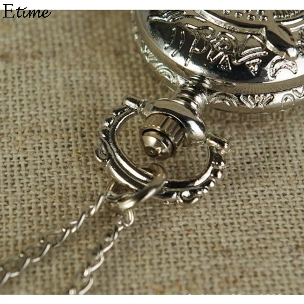 FANALA Pocket Watch World of Warcraft Kid Toys Watches Black Quarzt Nurse Gifts Item Owl Shape Jack Skelling | Наручные часы