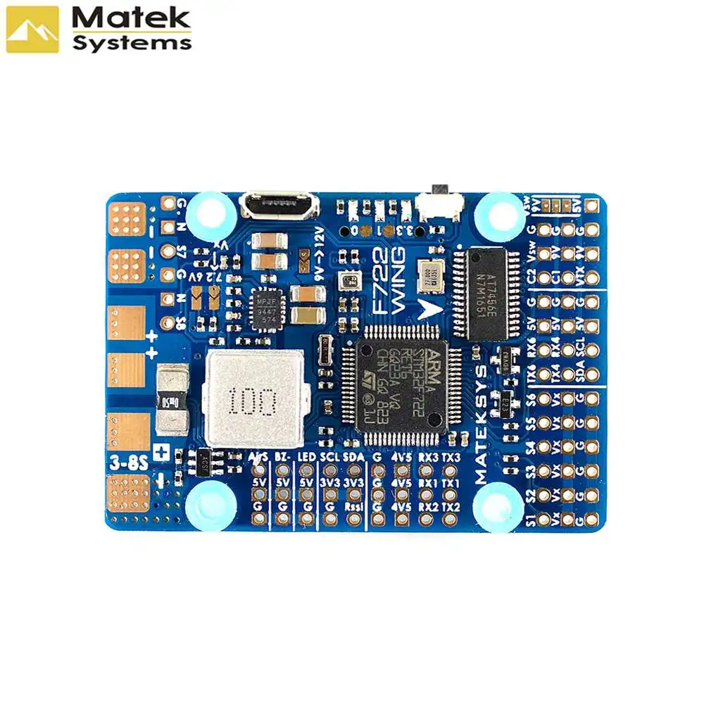 Система управления полетом Matek Φ STM32F722RET6 встроенный контроллер полета OSD для