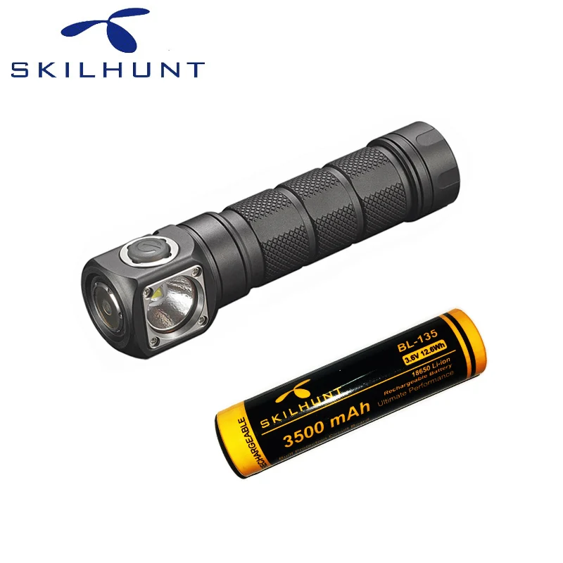 Светодиодный налобный фонарь Skilhunt H03R CREE XML-2 U4 1200 лм с аккумулятором | Лампы и