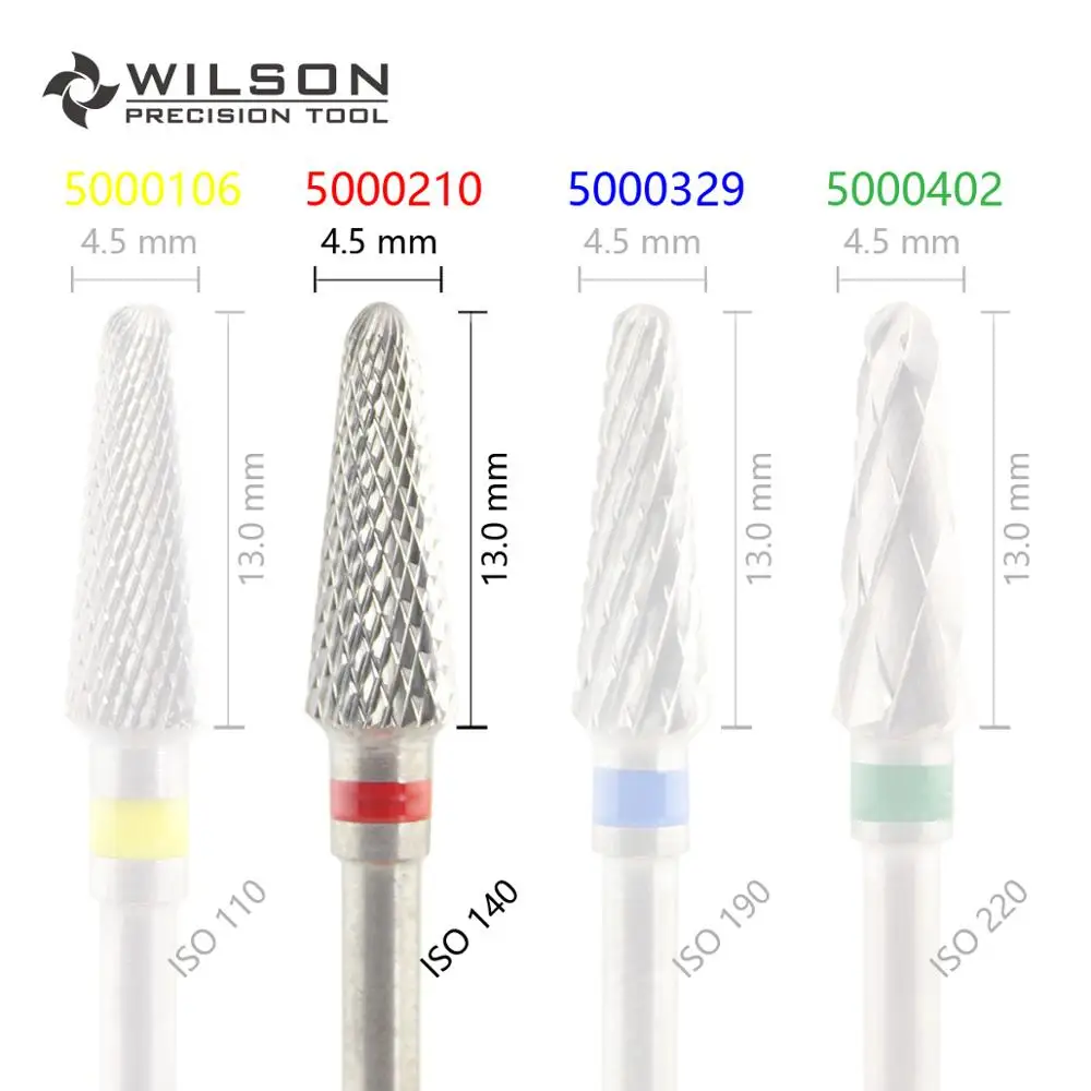 Коническая форма ISO 200 045-поперечная резка-HP WILSON вольфрамовый Карбид