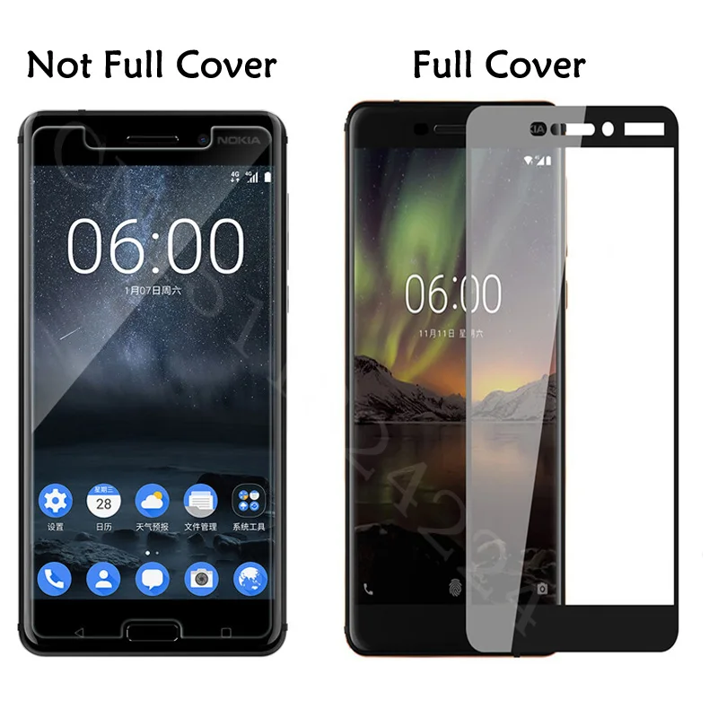 Защитное стекло для Nokia 6 1 2018 защитное закаленное TA-1068 TA-1050 TA-1043 TA-1045 9H 2.5D |