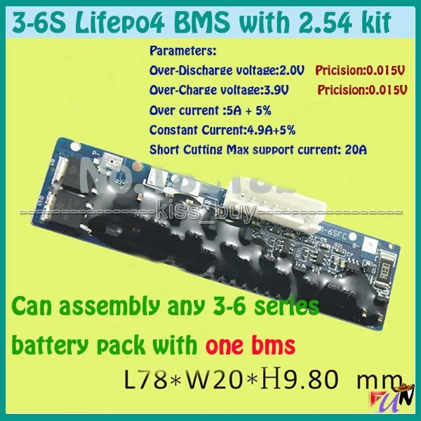 3S 4S 5S 6S BMS 18650 литий ионная литиевая батарея PCM lifepo4 Защитная плата 3 7 v 2 v|protection board|bms