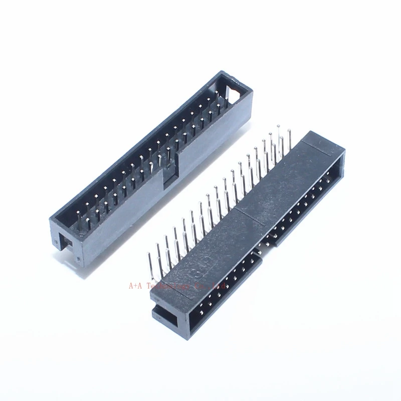 5pcs dc3-40p pitch2.54MM JTAG ISP MALE SOCKET Right Angle idc box headers PCB CONNECTOR DOUBLE ROW 2x20PIN DC3 40 PIN HEADER |