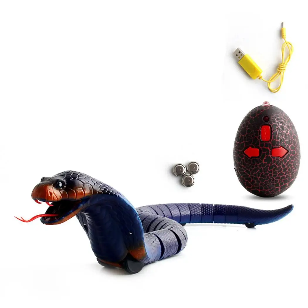 Remote Control Snake Rattlesnake Animal Tricky Terrifying Mischief Casual 3 x Button Batteries(Included) Toy | Игрушки и хобби
