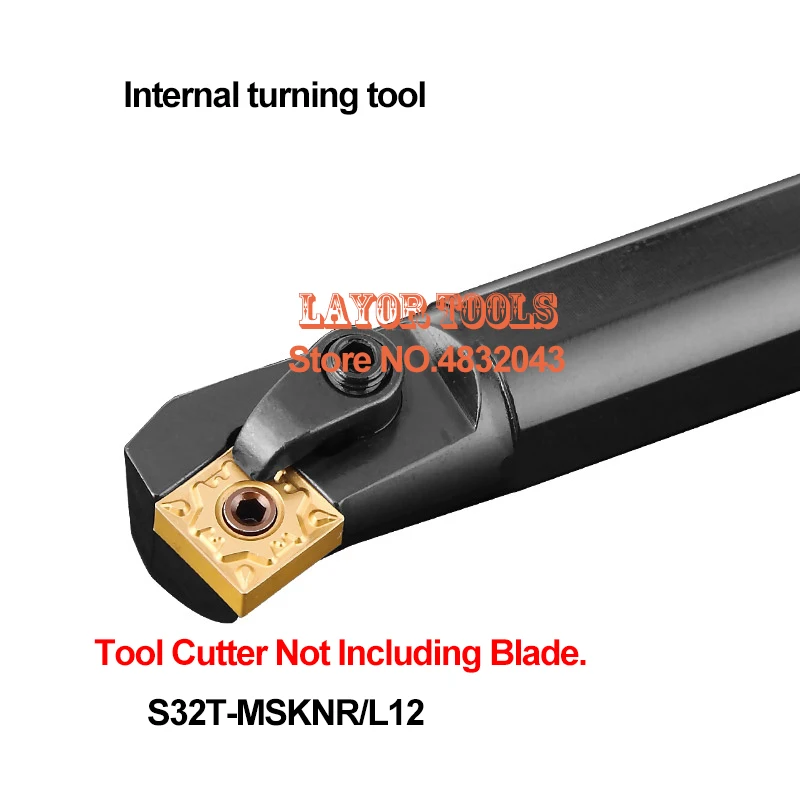 

S32T-MSKNR12 32mm Lathe Cutting Tools CNC Turning Tool Lathe Machine Tools Internal Metal Lathe Tool Boring Bar Type MSKNR/L