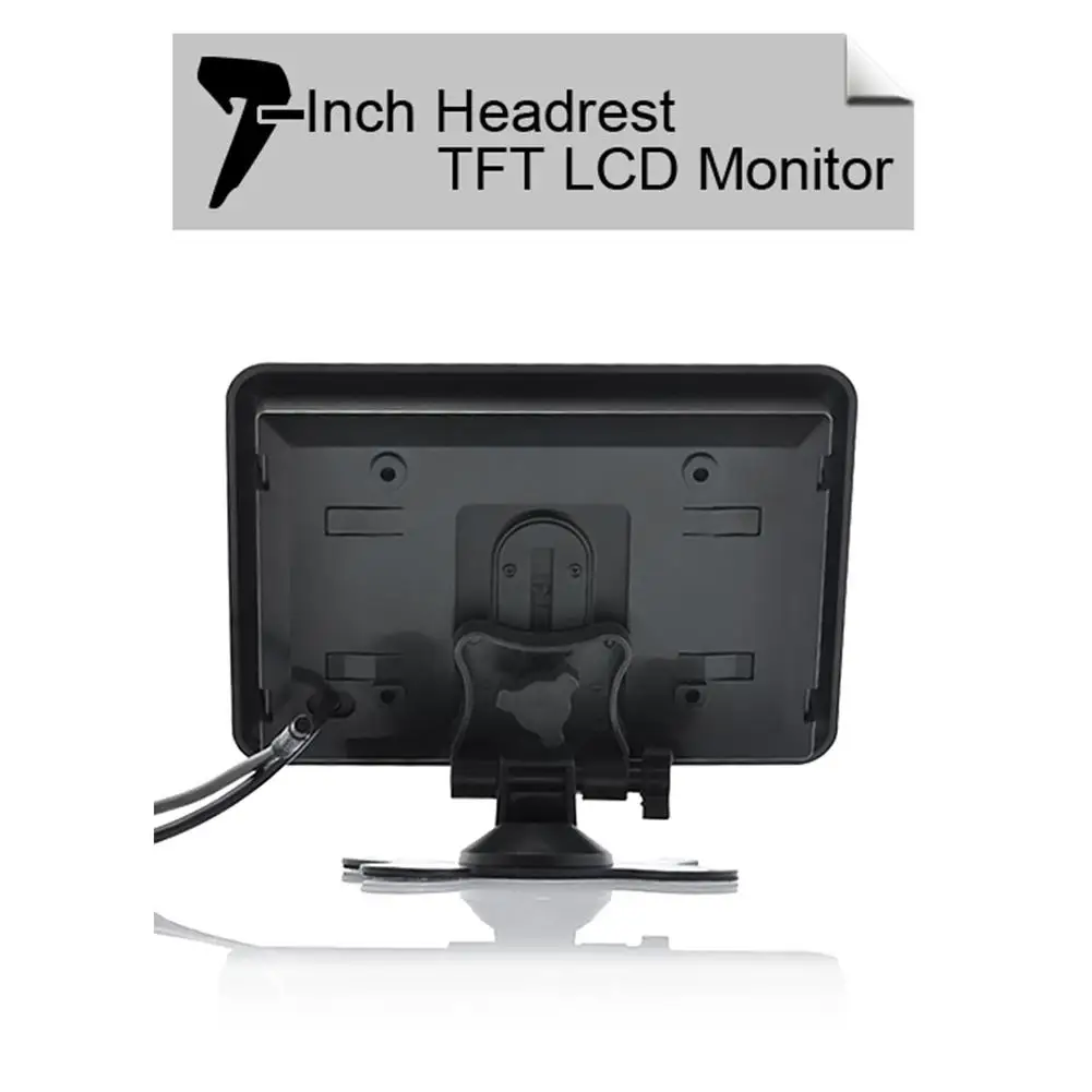 BEESCLOVER подголовник/подставка в автомобиле TFT ЖК монитор 7 дюймовый Реверсивный