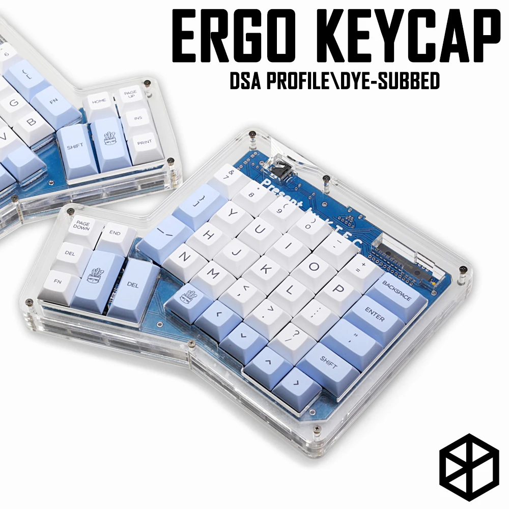 Dsa ergodox ergo pbt dye subbed keycaps на заказ механическая клавиатура Infinity ErgoDox эргономичная