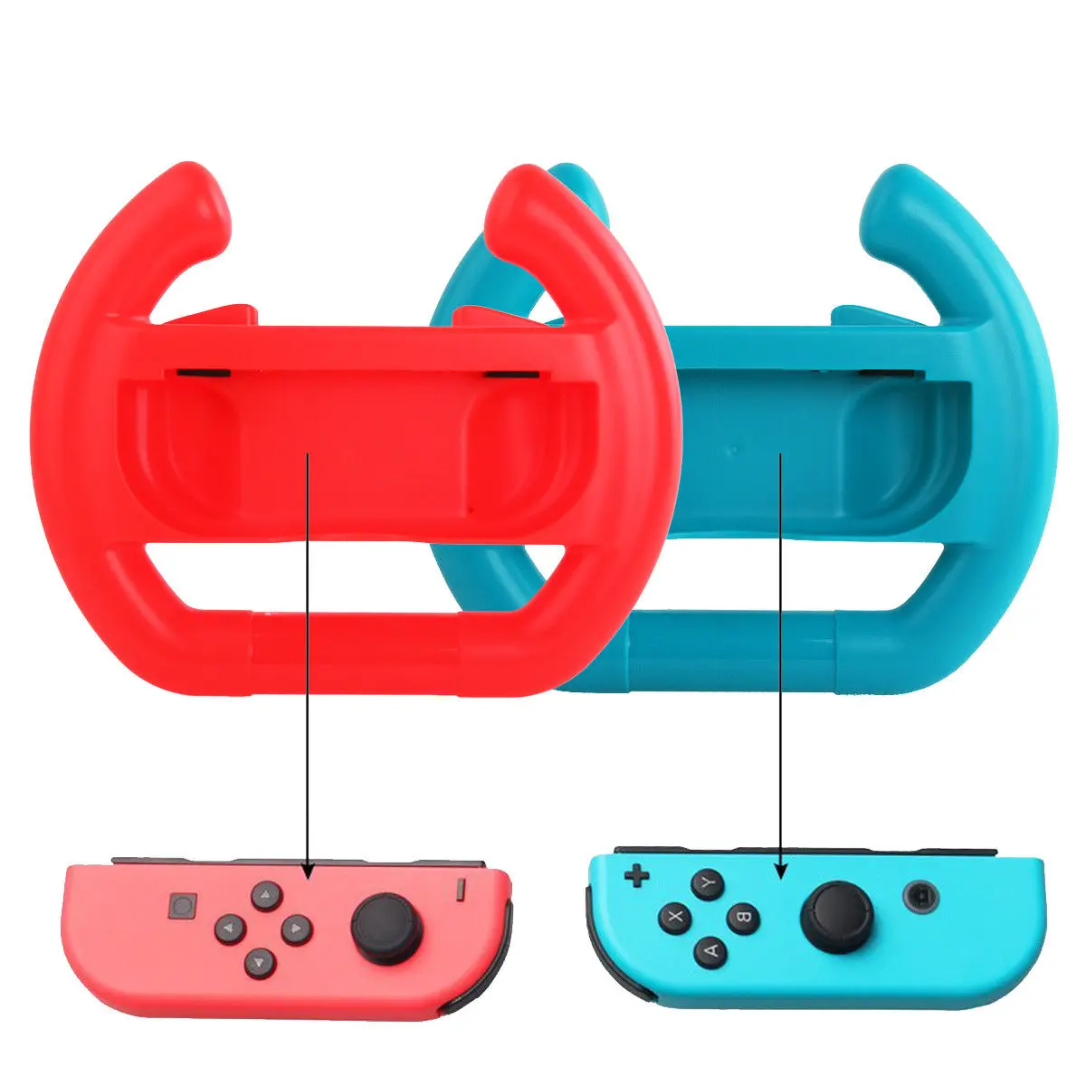 OSTENT 2 x держатель ручки для гоночного руля контроллера Nintendo Switch Joy-Con | Электроника