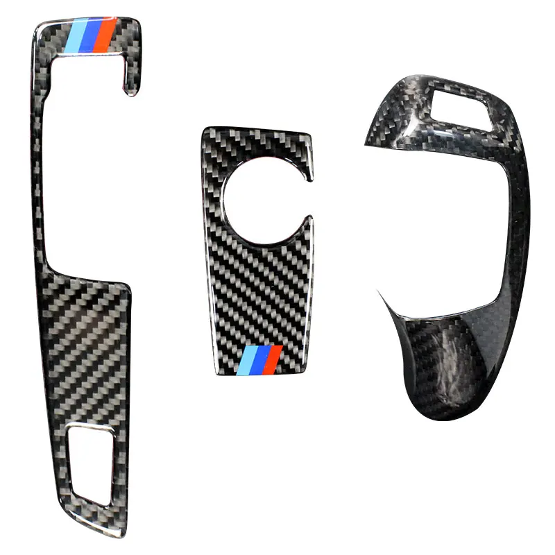 Для BMW F07 F10 F25 F26 из углеродного волокна сменная панель переключения передач для