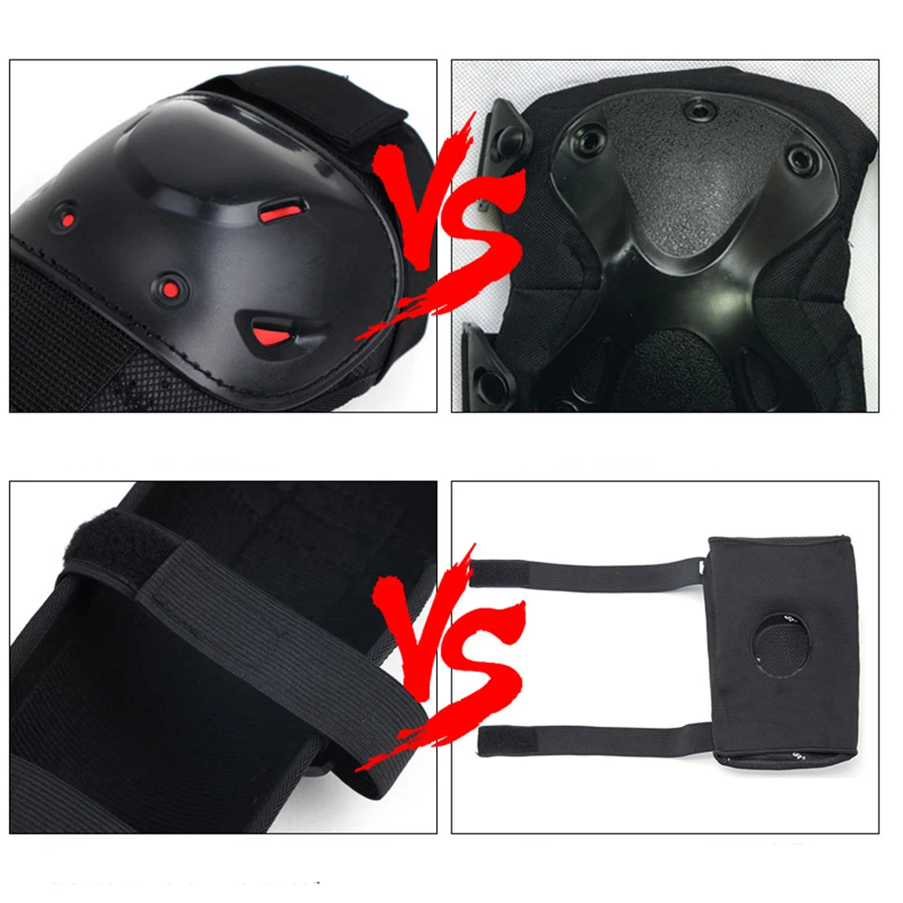 

4pcs/set Motorcycle knee & elbow protective pads Motocross skating knee protectors riding protective Gears pads protection