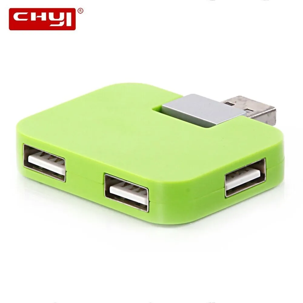 CHYI macbook air usb hub 2 0 4 порта концентратор к USB для Macbook Pro адаптер huawei P20 компьютер