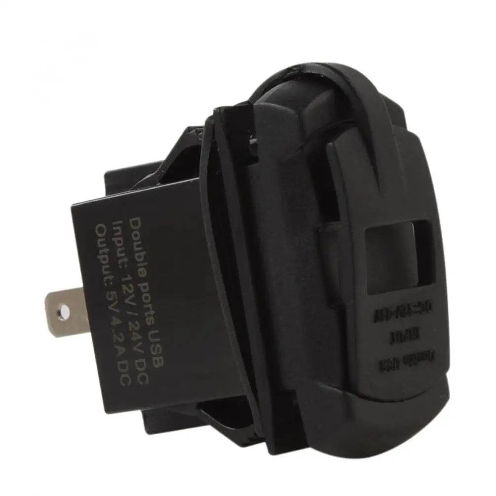 Светодиодный двойной автомобиль 2 USB порт зарядное устройство с DC Вольтметр