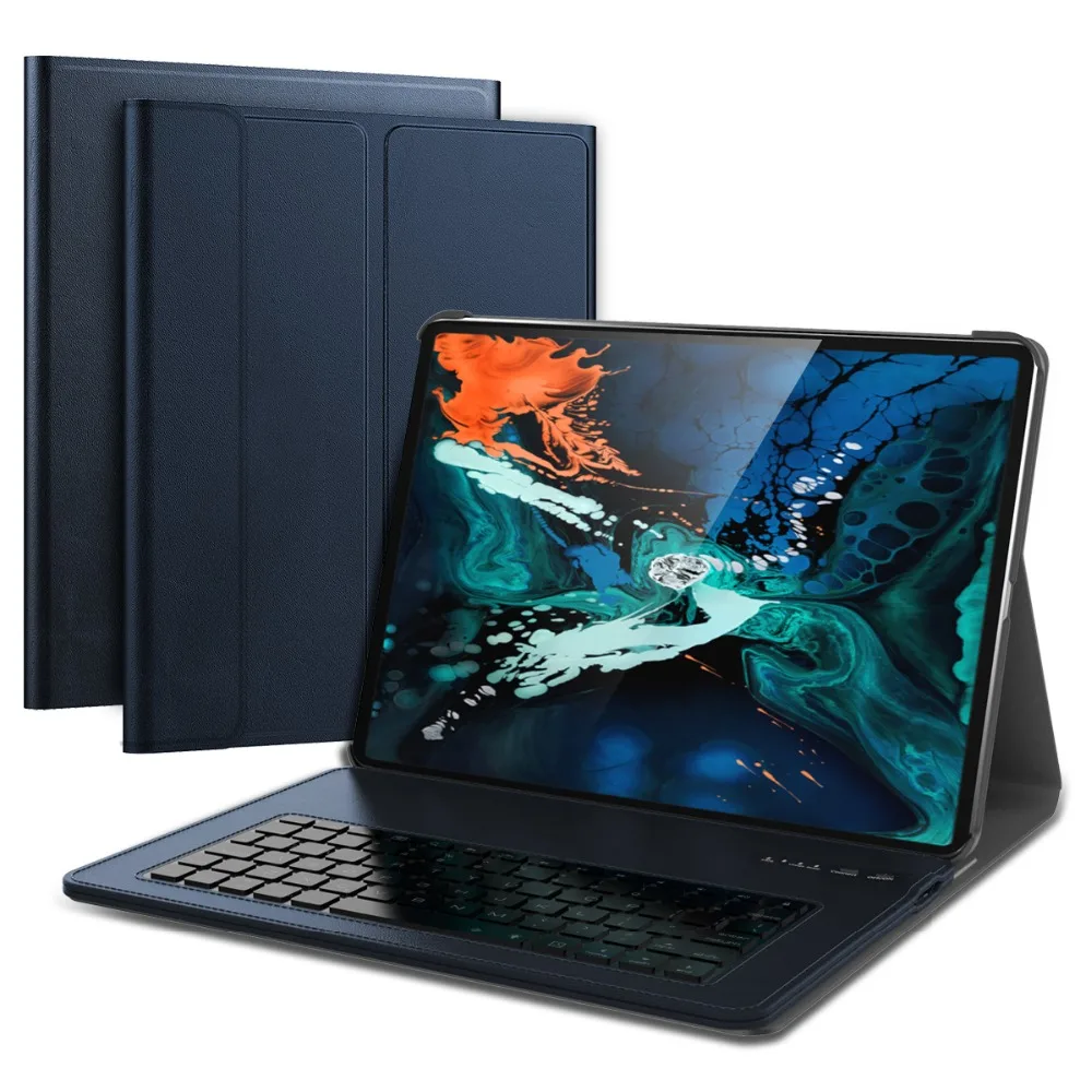 Чехол для iPad Pro 12 9 2018 чехол планшета Съемная Беспроводная Клавиатура США книжка