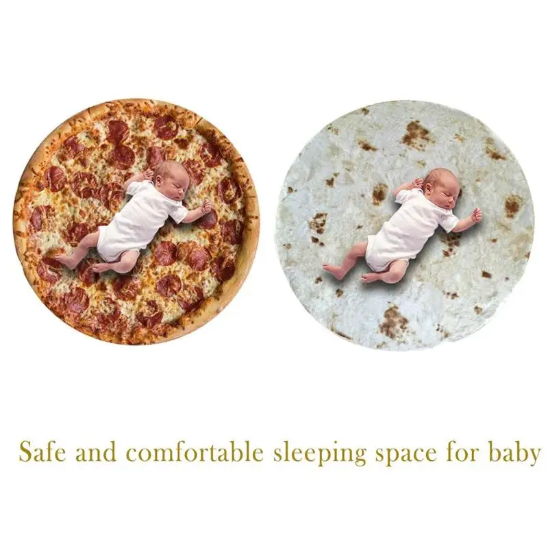 

Novelty Throw Blanket for Newborn Baby Photography Props Creative Pisa Scones Style Cotton Texture Infants Blanket Wraps